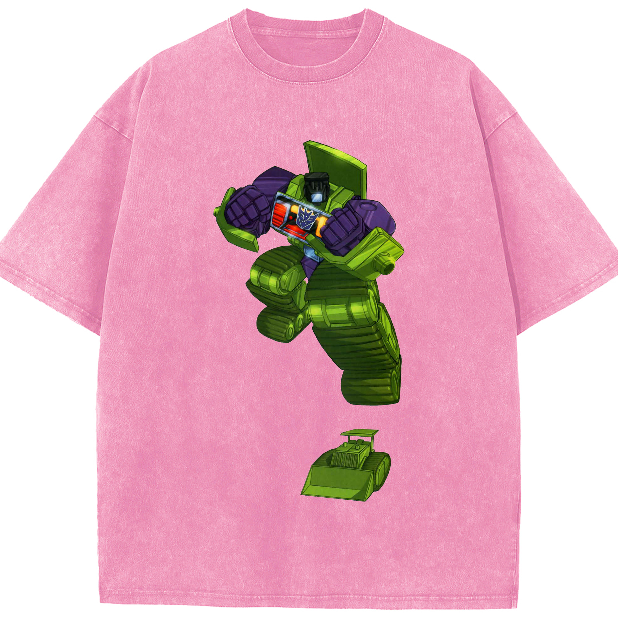 （画像用）  綿100% ヴィンテージ風 半袖Tシャツ（フロントプリント）